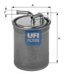 UFI 2401600 -  Топливный фильтр
