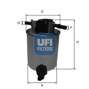 UFI 2402001 -  Топливный фильтр