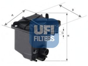 UFI 2402700 -  Топливный фильтр
