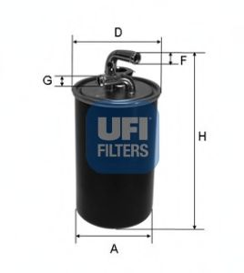 UFI 2403000 -  Топливный фильтр