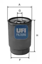 UFI 2403501 -  Фильтр топливный