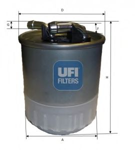 UFI 2410700 -  Топливный фильтр
