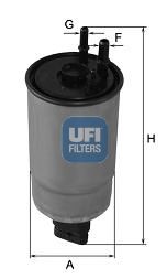 UFI 2411000 -  Топливный фильтр