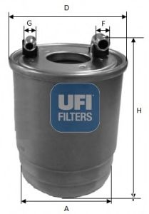 UFI 2411100 -  Топливный фильтр
