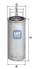UFI 2412000 -  Топливный фильтр