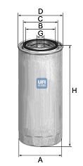 UFI 2432900 -  Топливный фильтр