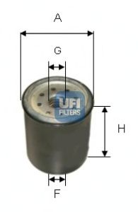 UFI 2433100 -  Топливный фильтр