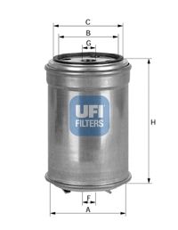 UFI 2435600 -  Топливный фильтр