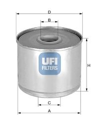 UFI 2436900 -  Топливный фильтр