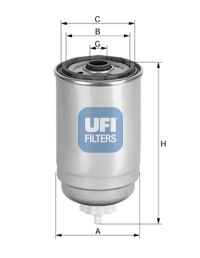 UFI 2440800 -  Топливный фильтр