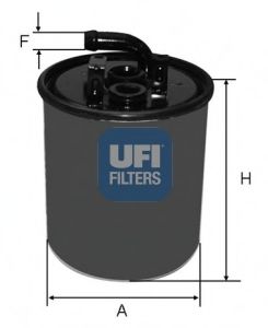 UFI 2441600 -  Топливный фильтр