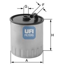 UFI 2442900 -  Топливный фильтр