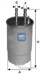UFI 24one01 -  Топливный фильтр