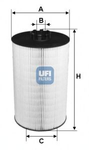 UFI 2501900 -  Масляный фильтр