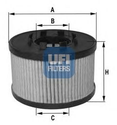 UFI 2504300 -  Масляный фильтр