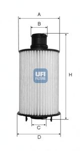 UFI 2507302 -  Масляный фильтр