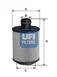UFI 2508800 -  Масляный фильтр