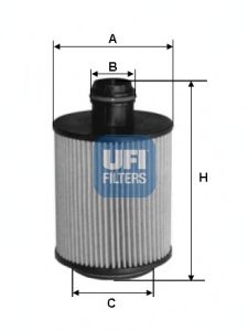 UFI 2509300 -  Масляный фильтр