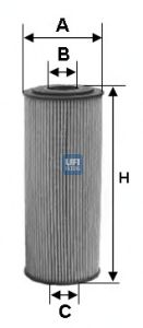 UFI 2509900 -  Масляный фильтр