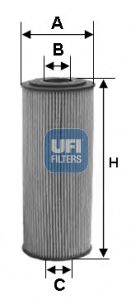 UFI 2512400 -  Масляный фильтр