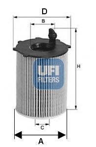 UFI 2514100 -  Масляный фильтр