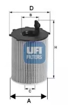 UFI 2516800 -  Масляный фильтр