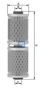 UFI 2552700 -  Масляный фильтр