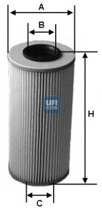 UFI 2559000 -  Масляный фильтр