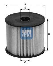 UFI 2600300 -  Топливный фильтр