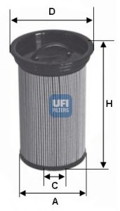 UFI 2600500 -  Топливный фильтр
