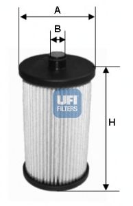 UFI 2601200 -  Топливный фильтр