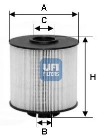 UFI 2601700 -  Топливный фильтр
