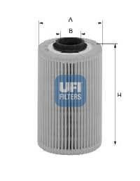 UFI 2601800 -  Топливный фильтр