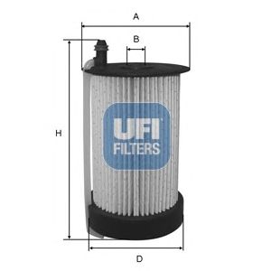 UFI 2603100 -  Топливный фильтр