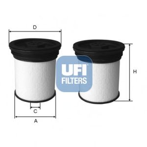 UFI 2604700 -  Топливный фильтр