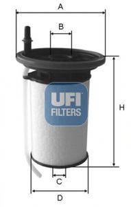 UFI 2605200 -  Топливный фильтр