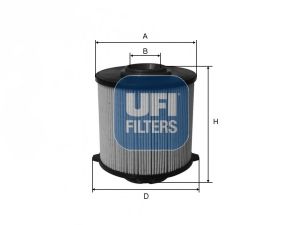 UFI 2605800 -  Топливный фильтр