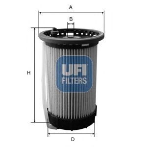 UFI 2606500 -  Топливный фильтр