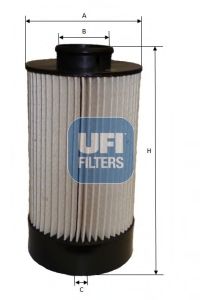 UFI 2607200 -  Топливный фильтр