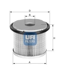 UFI 2667600 -  Топливный фильтр