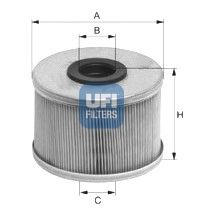 UFI 2668600 -  Топливный фильтр