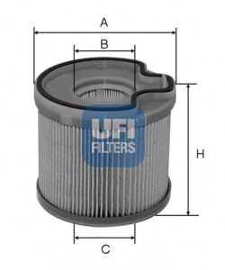 UFI 2669100 -  Топливный фильтр