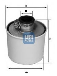 UFI 2718800 -  Воздушный фильтр
