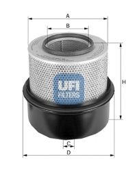 UFI 2738300 -  Воздушный фильтр