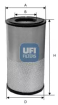 UFI 2742100 -  Воздушный фильтр