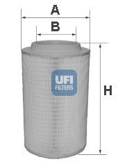 UFI 2760000 -  Воздушный фильтр