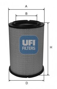 UFI 27a0500 -  Воздушный фильтр
