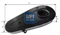 UFI 27a9700 -  Воздушный фильтр