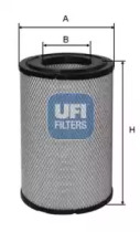 UFI 27b1000 -  Воздушный фильтр