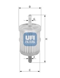 UFI 3101000 -  Топливный фильтр
